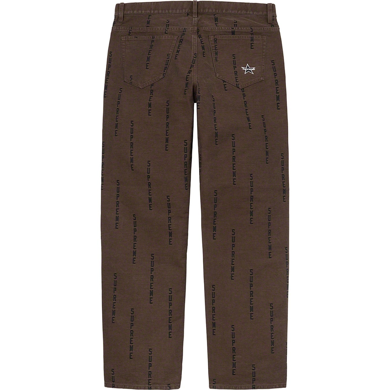 Logo Stripe Jacquard Regular Jean view 6